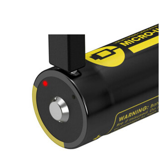 NITECORE奈特科尔 NL1835R USB直充锂电池 3500毫安 黄色