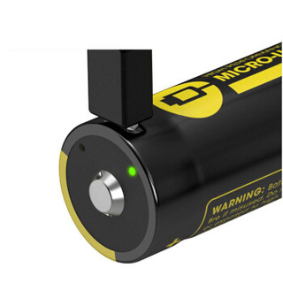 NITECORE奈特科尔 NL1835R USB直充锂电池 3500毫安 黄色