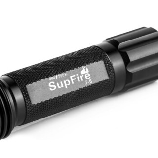 神火（supfire）J6强光手电筒 USB可充电式远射LED骑行家用手电