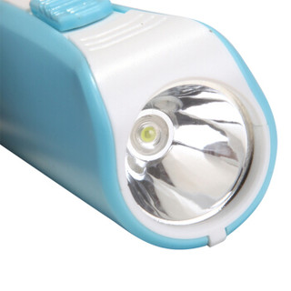 康铭（KANGMING）LED手电小巧迷你锂电池便携可充电式儿童手电KM-8797蓝色