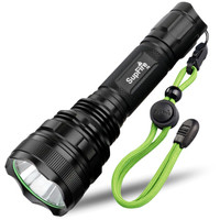 神火（supfire）F6 10W强光手电筒 远射款LED充电式防身灯 配18650电池