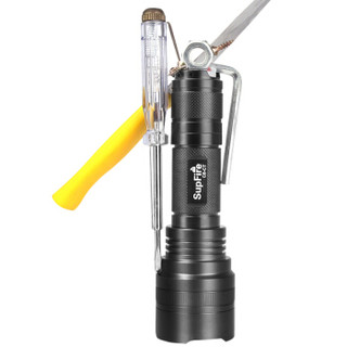 神火（supfire）C8-CT 强光手电筒5W可充电式远射款配18650套装 带尾部强力磁铁