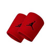 NIKE耐克Jordan乔丹飞人乔丹吸汗护手腕带排球 篮球 健身 羽毛球 网球女男运动护腕 红色JKN01605OS