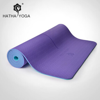 HATHA YOGA 哈他 THT301 瑜伽垫 (紫色、185+66)