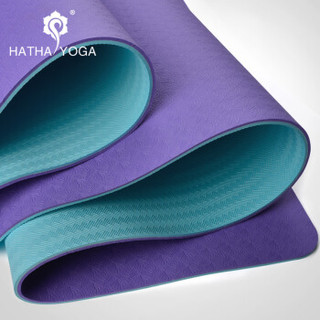 HATHA YOGA 哈他 THT301 瑜伽垫 (紫色、185+66)