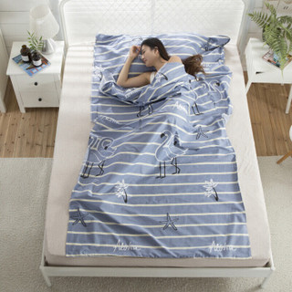 埃尔蒙特ALPINT MOUNTAIN 隔脏睡袋纯棉便携式旅行旅游宾馆酒店防脏床单成人室内 艾格120*230cm
