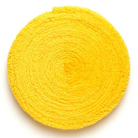 TAAN 泰昂 手胶 羽毛球拍吸汗带 柔软纤维毛巾握把胶 止滑舒适X5 黄色