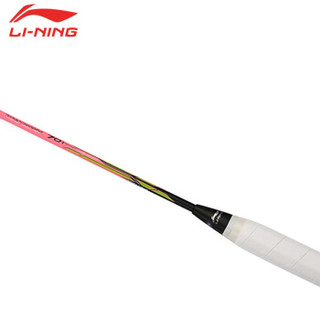 李宁（LI-NING）全新 能量70I 5U超轻羽毛球拍单拍能量聚合全碳素赵芸蕾比赛用拍 轻量型 粉色