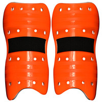 乐士Enpex 护具儿童足球护腿板足球装备护小腿S号 橙色