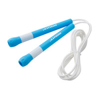 普为特POVIT PU可调节跳绳 适用学生中考比赛跳绳健身器材 蓝白色P-120