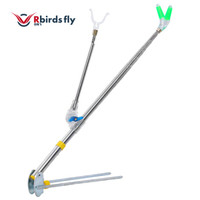 任鸟飞 Rbirdsfly） 鱼竿支架 通用台钓竿支架可伸缩不锈钢材质可调节带地插鱼竿架 垂钓用品 2.1米 RBF201