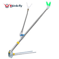任鸟飞 Rbirdsfly） 鱼竿支架 通用台钓竿支架可伸缩不锈钢材质可调节带地插鱼竿架 垂钓用品 2.1米 RBF201