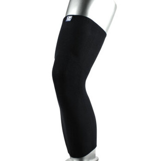 LP667KM护膝强透气升级款防滑全腿式加长腿部护具骑行篮球运动护腿 M