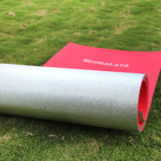 喜马拉雅 户外用品防潮垫单人超轻便携折叠露营草地沙滩铝箔防潮垫  红色HA9721