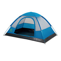 威野营（V-CAMP）帐篷户外2人露营家庭野营野外双人双层防雨帐篷