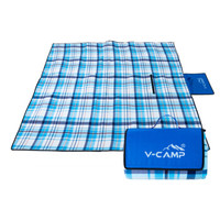 威野营（V-CAMP）防潮垫户外爬行垫防水防潮耐脏露营野餐垫（蓝色）