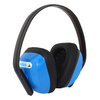 代尔塔 隔音耳罩 防噪音睡眠用 抗噪 工业学习降噪防干扰 睡觉耳机 舒适型 103010 蓝色