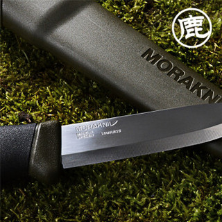 莫拉 MORAKNIV 户外刀野外刀具 防身装备  高硬度小直刀 守护者军绿色