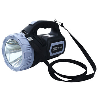 佳格 强光手电筒充电式LED探照灯台灯大功率防水远射手电 YD7600