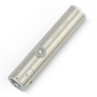paulone 三合一USB充电不锈钢强光手电筒 点烟器打火机 多功能激光手电筒 YT1801银色