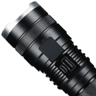 神火（supfire）C8-X 强光手电筒 多功能USB充电式远射防身LED骑行户外灯 配26650电池