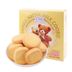 马来西亚进口 麦阿思 Mas 黄油味小熊松脆曲奇饼干 90g/盒 *12件