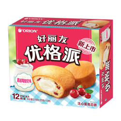 好丽友（orion）饼干蛋糕 酸奶 面包 优格派 12枚 *4件