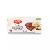 意大利进口 WITOR'S 榛子谷物夹心牛奶巧克力制品100g *10件