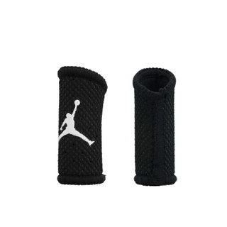 NIKE耐克飞人乔丹篮球护指 运动护具 指关节护指套 手指扭伤护具 2个装 黑色JKS03010 L