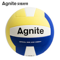安格耐特（Agnite）F1254 5号TPE软式手帖排球 教学比赛训练 高柔软室内外通用排球