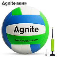 安格耐特（Agnite）PU软式贴皮排球 室内外通用教学比赛训练排球 F1252 5号