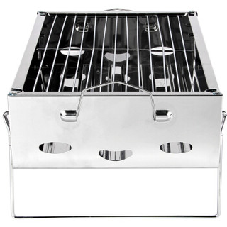 悠乐朋（Ulecamp）户外烧烤炉 不锈钢折叠烧烤架 便携式烧烤炉套装