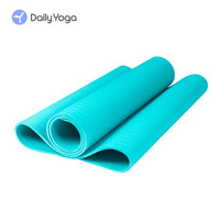 每日瑜伽Daily Yoga初学者男女运动跪姿健身瑜伽垫子平板支撑训跳舞垫子 喻咖垫TPE6MM 薄荷蓝