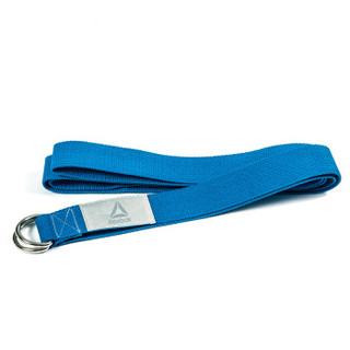 锐步（Reebok）瑜伽弹力带拉力带健身力量阻力带拉筋伸展带结实耐磨瑜伽绳 RAYG-10023BL 蓝色