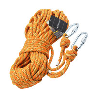 哥尔姆 动力绳11MM攀岩绳速降绳CE认证户外登山绳子安全绳高空作业救援攀登绳索 100米 橘色