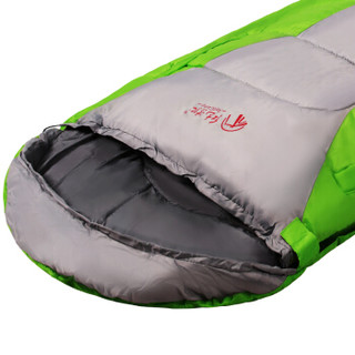 RedCamp 成人睡袋户外 办公室睡袋室内午休 旅行露营保暖睡袋大人便携式 可伸手 如梦1.1kg绿色