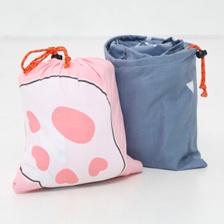 北极狼（BeiJiLang）旅行户外床单全棉舒适双人睡袋 室内隔脏便携式双人睡袋被套  粉色云