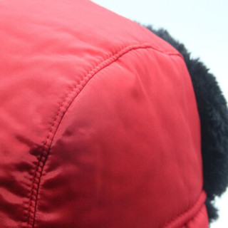 SAHOO 冬季骑行面罩护脸加厚保暖护耳罩口罩防风防寒电动车摩托车挡风帽男女头套红色