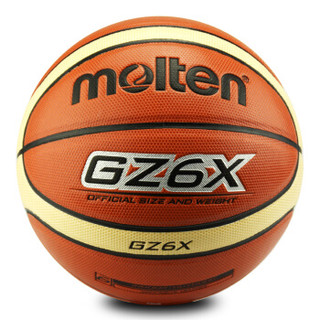 摩腾（molten）篮球6号女子篮球室内外通用 PU材质GZ6X