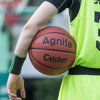 安格耐特（Agnite） 吸湿防滑比赛篮球 水泥地室内外通用球 F1115 超纤7号标准