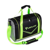 维克利奥VICLEO 单肩斜挎包耐磨足球训练包运动健身装备包户外旅行包16Z21001黑色