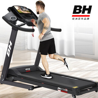 必艾奇BH跑步机智能彩屏家用静音折叠移动健身器材BT7380MAX  ZS