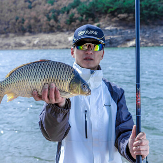 北溟鱼 朱雀鱼竿 超轻硬钓鱼竿台钓竿28调碳素鲤鱼竿手竿渔具套装 5.4米