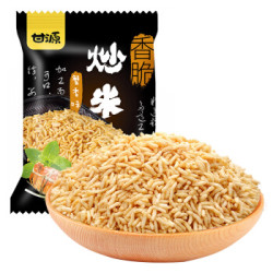 甘源 休闲零食 炒米 蟹香味 坚果炒货风味小吃香脆炒米 独立小包 285g/袋 *12件