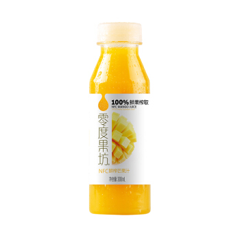 零度·果坊 NFC鲜榨芒果汁 (300ml、芒果味)
