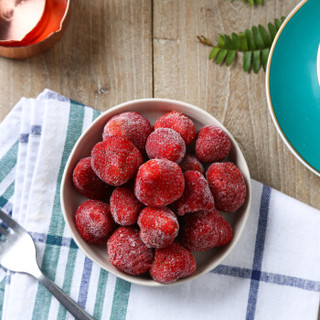 puzhilingfood 浦之靈 浦之灵 鲜冻欧式甜草莓 300g 酸奶烘焙奶昔原料 果蔬汁水果 健康轻食