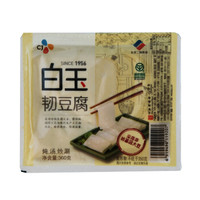 白玉 盒装韧豆腐360g 自营豆制品