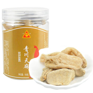 川珍 小天麻 无熏硫干货四川青川土特产山珍100g罐装