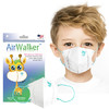 鲜行者 Airwalker 美国进口滤材儿童口罩薄款 2.5-5岁（倍护型） 防雾霾防尘花粉柳絮 耳带式 6只装