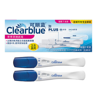 可丽蓝（Clearblue）早早孕测试笔 验孕棒2支+电子验孕笔1支组合装 数字显示怀孕周期 早孕试纸 电子早孕试纸